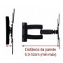 Suporte para TV LCD de 23 a 55 Tri-Articulado SBRP145 Brasforma