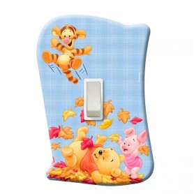 Placa de Interruptor Pooh Baby Com Interruptor Startec