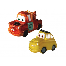 Coleção Carros em Vinil - Luigi e Tow Mater - Disney Lider