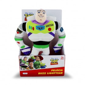 Boneco de Pano Macio Buzz Lightyear com Som 31CM - Toy Story Disney Multikids