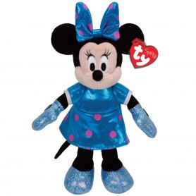 Pelúcia Minnie Mouse 20CM Beanie Babies - Disney DTC