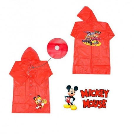 Capa de Chuva Infantil 6 a 8 anos - Mickey Disney