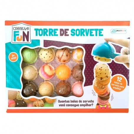 Torre de Sorvete de Brinquedo Creative Fun Multikids