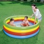 Piscina Inflavel Infantil 550 L Redonda Arco-Iris Mor