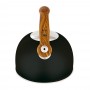 Chaleira Aço Inox 2,5L Wood Preta Mor