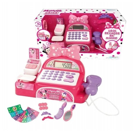 Caixa Registradora de Brinquedo Minnie Disney Multikids