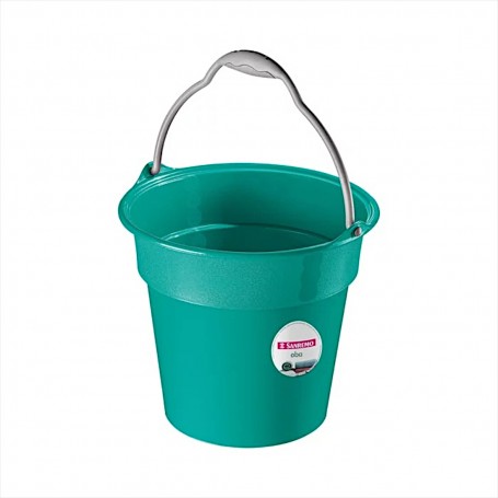 Balde Plastico 15l Verde Sanremo