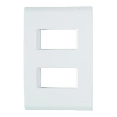 Placa Liz 4x2 - 2 Postos Separados Tramontina