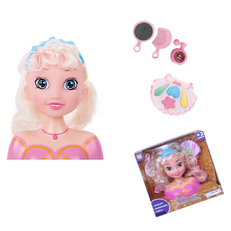 Boneca Make Up Star Super Camarim Com Maquiagem e Acessorios - Ri Happy