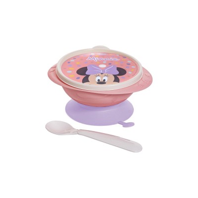 Tigela Com Ventosa Minnie Baby Disney Plasutil