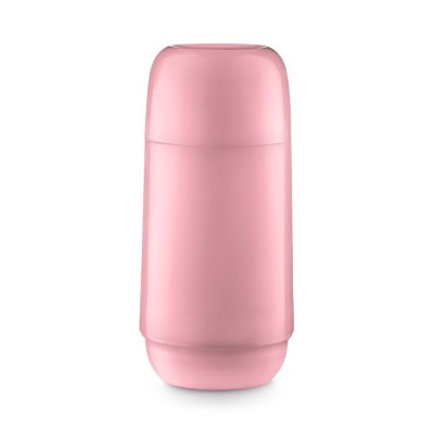 Garrafa Termica Plastica Adorar 250ml Rosa Sanremo