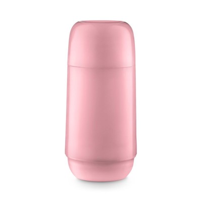 Garrafa Termica Plastica Adorar 250ml Rosa Sanremo