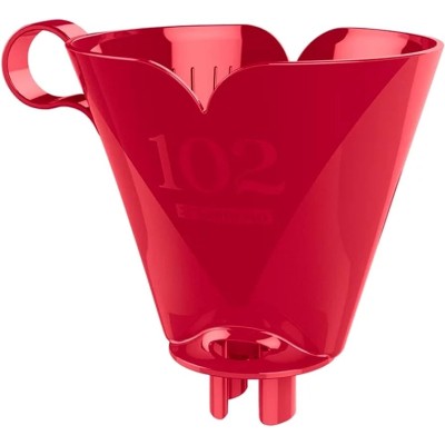 Suporte P/ Filtro de Cafe Plastico Tam 102 Sanremo - Cor: Vermelho