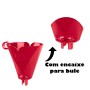 Suporte P/ Filtro de Cafe Plastico Tam 103 Sanremo - Cor: Vermelho
