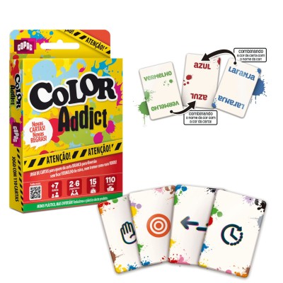 Jogo de Cartas - Color Addict - Copag