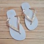 Chinelo Sandalia Ipanema Classica Bege Com Tira Ouro