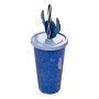 Copo com Tampa e Canudo 500 ml - Stitch Disney Plasutil