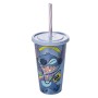 Copo Stitch 500 Ml C/ Tampa e Canudo Disney Plasutil