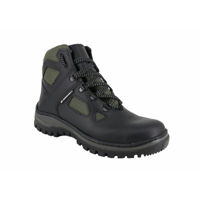 Botina de Trabalho Couro Latego Preto Ps450 Ecosafety