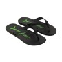 Chinelo Sandalia Rider Feel Urban Preto com Verde