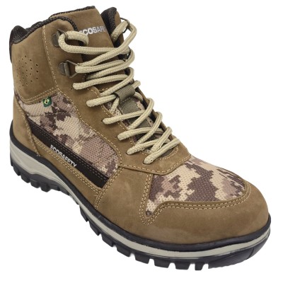Botina Couro Ps705 Mage Camuflado Ecosafety