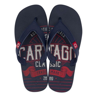 Chinelo Sandalia Ipanema Cartago Dakar Azul C/ Vermelho