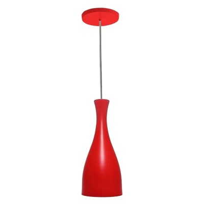Luminária Pendente td-1003 Vermelho Fosco Taschibra