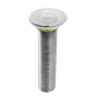 Válvula de Lavatório Ferro Cromado Super Longa 12cm Pacheco