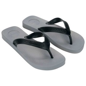 Chinelo Sandalia Ipanema Surf Anatomico Cinza Com Tira Preta