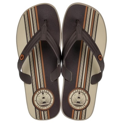 Chinelo Sandalia Ipanema Cartago Atlanta Bege C/ Marrom