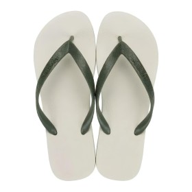 Chinelo Sandalia Ipanema Classica Bege Com Tira Verde