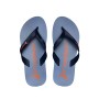 Chinelo Sandalia Rider Feel Urban Azul Com Laranja