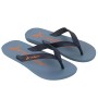 Chinelo Sandalia Rider Feel Urban Azul Com Laranja