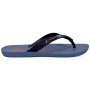 Chinelo Sandalia Rider Feel Urban Azul Com Laranja