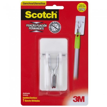 Gancho Adesivo para Utensílios Grande Scotch 3M