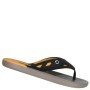 Chinelo Sandalia Ipanema Cartago Dallas Cinza e Preto C/ Amarelo
