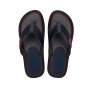Chinelo Sandalia Ipanema Cartago Maiorca Essencial Cinza e Azul C/ Vermelho