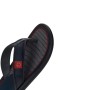Chinelo Sandalia Ipanema Cartago Maiorca Essencial Cinza e Azul C/ Vermelho