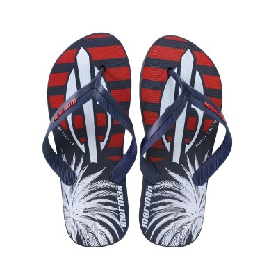 Chinelo Sandalia Mormaii Tropical Azul e Vermelho