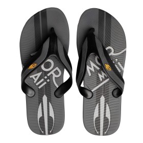 Chinelo Sandalia Mormaii Neocycle Grafite e Preto c/ Amarelo
