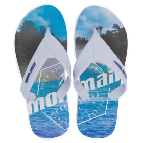 Chinelo Sandalia Mormaii Tropical Branco e Azul
