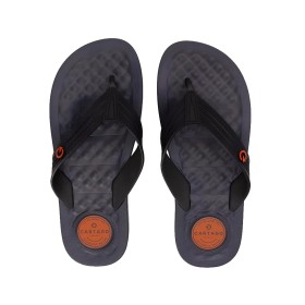 Chinelo Sandalia Ipanema Cartago Arizona Light Cinza e Preto com Laranja