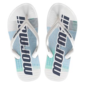Chinelo Sandalia Mormaii Tropical Branco c/ Azul