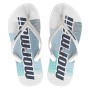 Chinelo Sandalia Mormaii Tropical Branco c/ Azul
