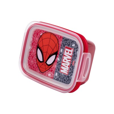 Marmita Pote Com Trava Hermetica Homem Aranha 630ml Marvel Plasutil