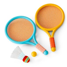 Raquete Beach Tennis Infantil Com Peteca e Bolinha Pakitoys