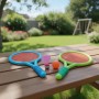 Raquete Beach Tennis Infantil Com Peteca e Bolinha Pakitoys