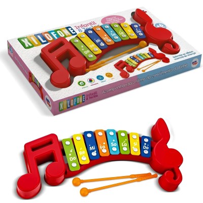 Xilofone Infantil 8 Teclas Pakitoys