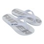 Chinelo Sandalia Rider Feel Urban Branco com Cinza