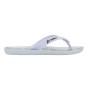 Chinelo Sandalia Rider Feel Urban Branco com Cinza